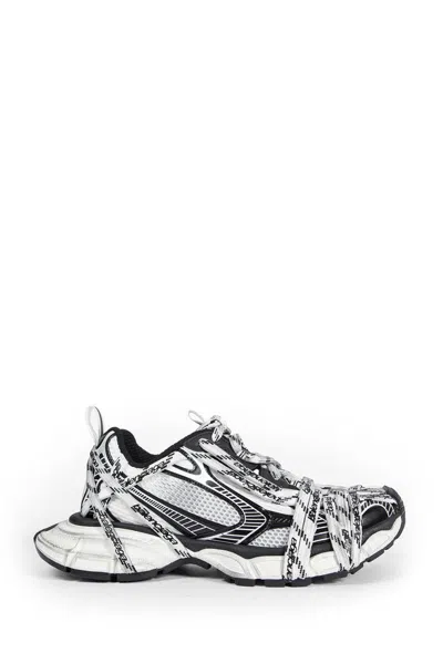 Balenciaga Mens 3xl Extreme Laces Logo Sneaker In White