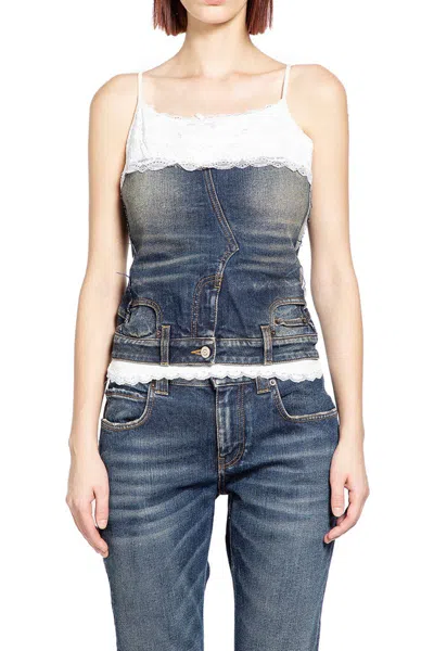 Balenciaga T-shirts & Tank Tops In Blue