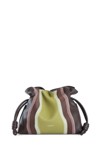 Loewe Flamenco Clutch M Landscape A411fc1xcx Choligmos In Multi