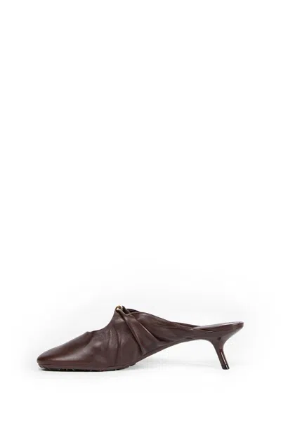 Loewe Mules In Brown