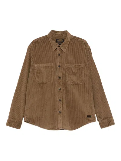 Filson 6-wale Corduroy Shirt Clothing In Brown