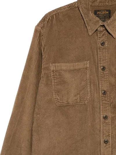 Filson 6-wale Corduroy Shirt Clothing In Brown