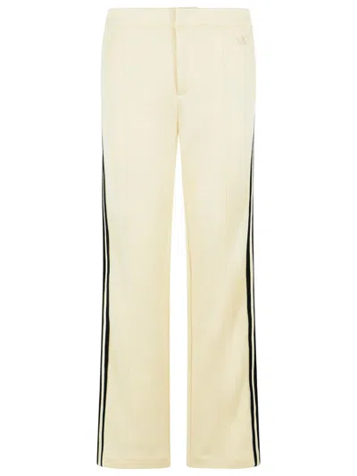 Adidas Originals By Wales Bonner Ivory Cotton Blend Trousers In White