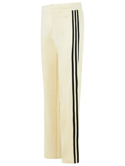 Adidas Originals By Wales Bonner Ivory Cotton Blend Trousers In White