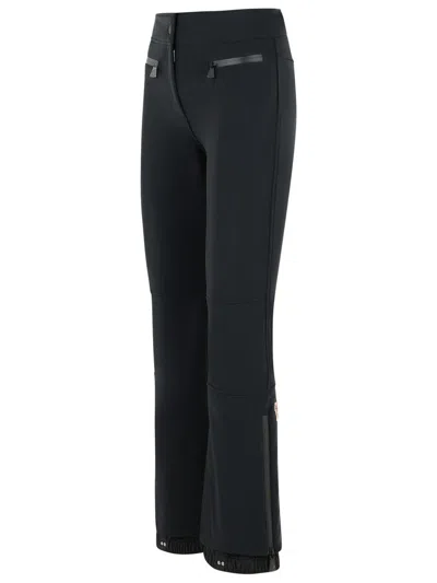 Moncler Ski Trousers With Elastic Cuffs And Pockets In Black