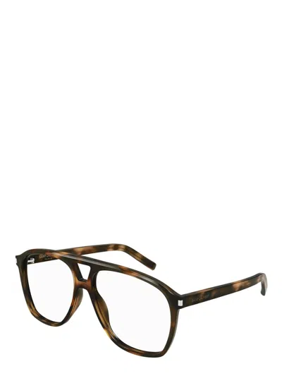 Saint Laurent Eyewear Eyeglasses In Brown