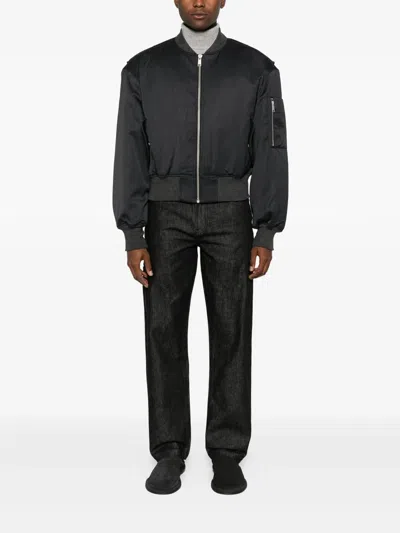 Entire Studios Regular Jean Raw Black Clothing In Black
