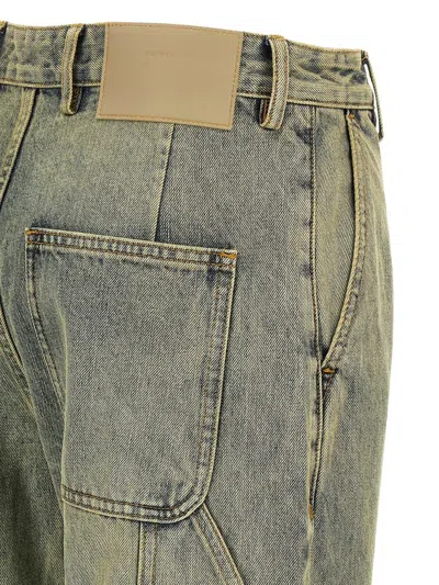 Entire Studios Cuff Jean Surface Wave Clothing In Green
