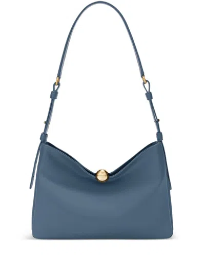 Furla Medium Sfera Soft Shoulder Bag In Blue