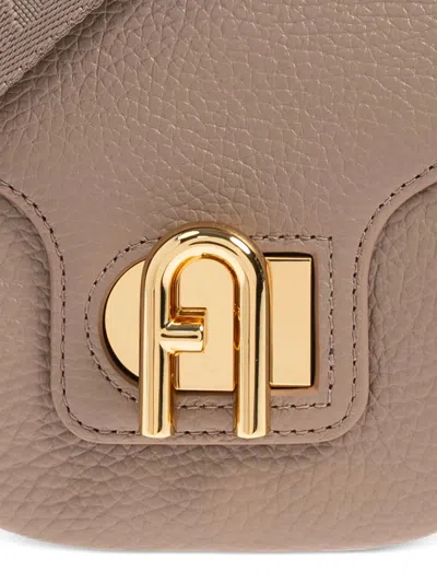 Furla Lotus Mini Crossbody Bags In Orange