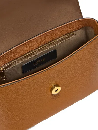 Furla Moonlight S Top Handle Bags In Brown