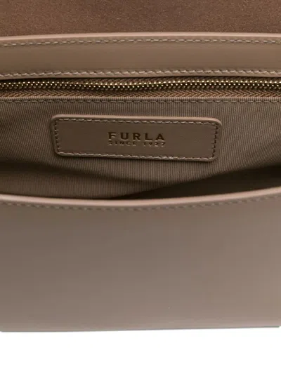 Furla Small Urban Clasp-detail Cross Body Bag In Orange