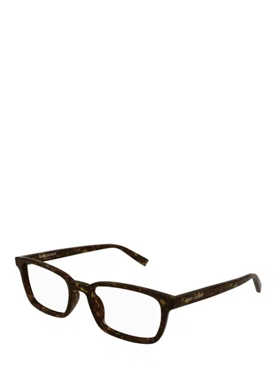 Saint Laurent Eyewear Eyeglasses In Burgundy