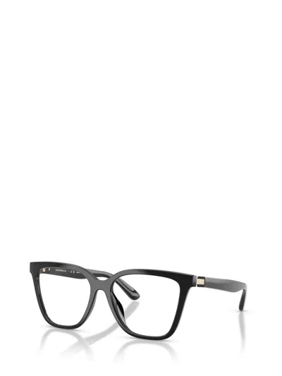 Emporio Armani 54mm Cat Eye Optical Glasses In Brown