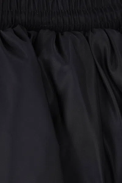 Cecilie Bahnsen Brunella Nylon Skirt In Black