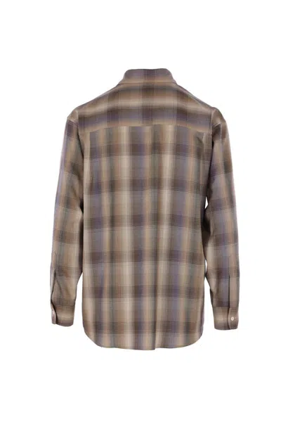 Auralee Shirts In Brown