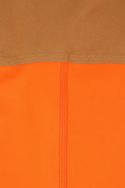 Junya Watanabe Button-down Long-sleeved Casual Jacket In Orange