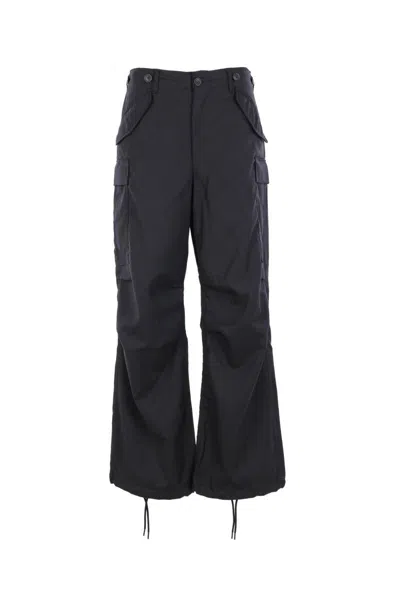 Junya Watanabe Wool-blend Cargo Pants In Black
