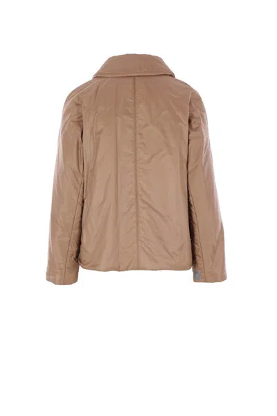 Max Mara The Cube Coats In Burgundy