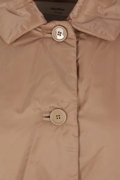 Max Mara The Cube Coats In Burgundy