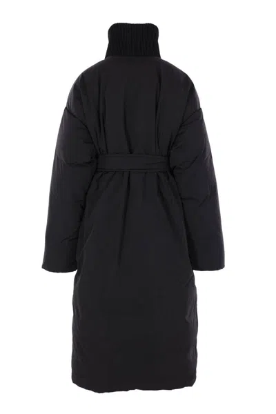 Sportmax Coats In Black