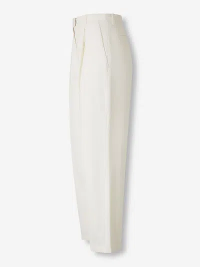The Row Wide Leg Pants Neriah In White