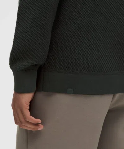 Lululemon Textured Knit Crewneck Sweater In Green