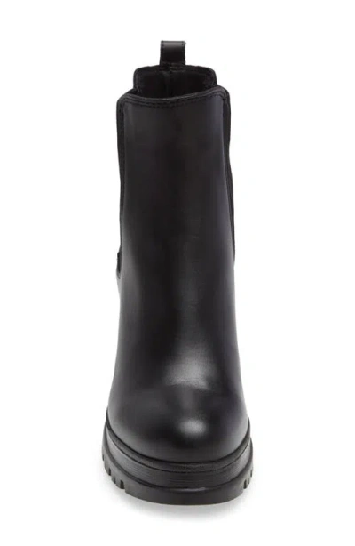 La Canadienne Paxton Waterproof Platform Chelsea Boot In Animal Print