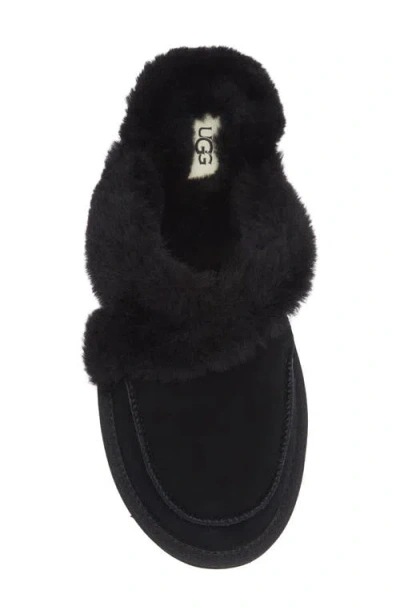Ugg ® Loria Genuine Shearling Lined Slipper In Black