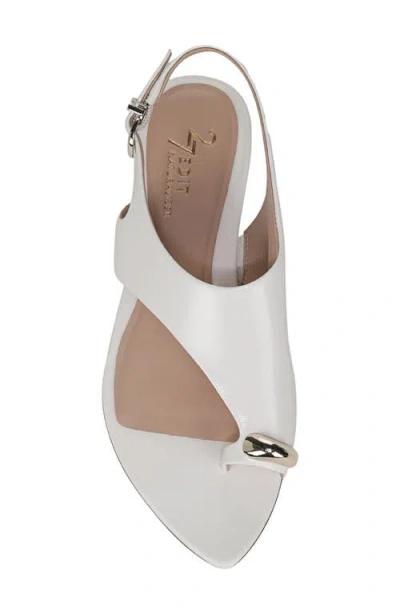 27 Edit Naturalizer Via Slingback Pointed Toe Sandal In White