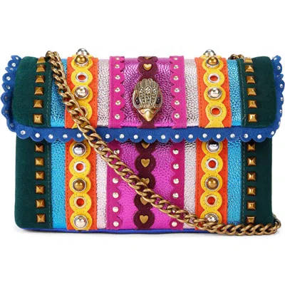 Kurt Geiger Kensington Studs Multicolored Crossbody Bag In Multi