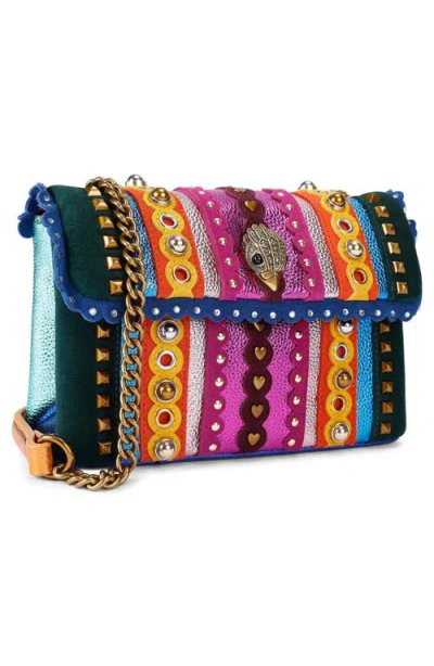 Kurt Geiger Kensington Studs Multicolored Crossbody Bag In Multi