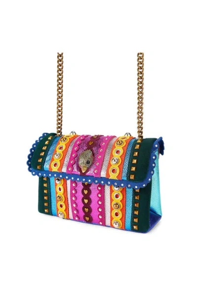 Kurt Geiger Kensington Studs Multicolored Crossbody Bag In Multi