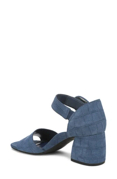 Vionic Chardonnay Block Heel Sandal In Blue