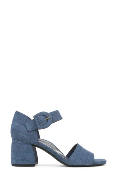 Vionic Chardonnay Block Heel Sandal In Blue