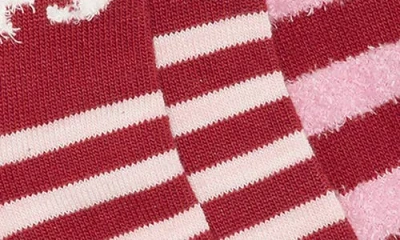 Nordstrom Rack Holiday Cheer 3-pack Socks In Red