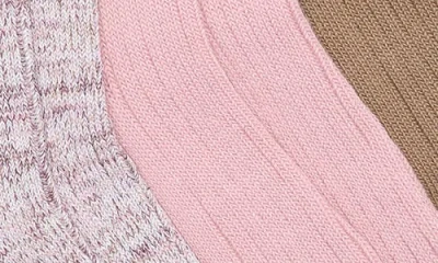 Nordstrom Rack Assorted Marled 3-pack Boot Socks In Multi