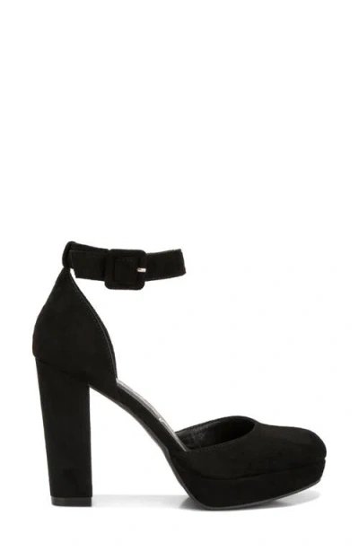London Rag Inigo Interchangeable Ankle Strap Platform Pump In Black
