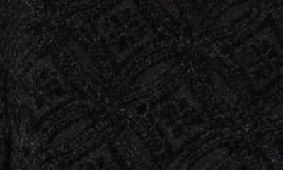 Melrose And Market Long Sleeve Lace Top In Black