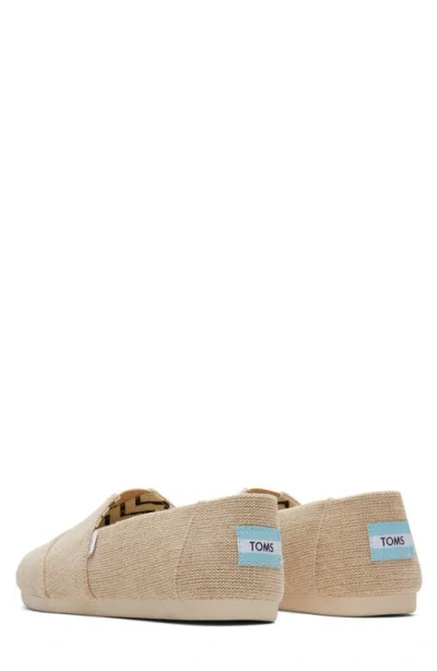 Toms Alpargata Burlap Slip-on In Natural Natural