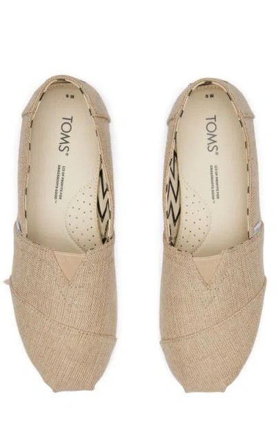 Toms Alpargata Burlap Slip-on In Natural Natural