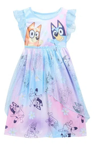 Ame Kids' Bluey Gown Pajama In Multi