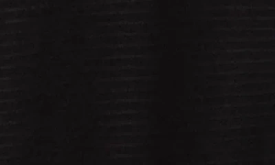 Calvin Klein Thin Stripe Knit Polo In Black