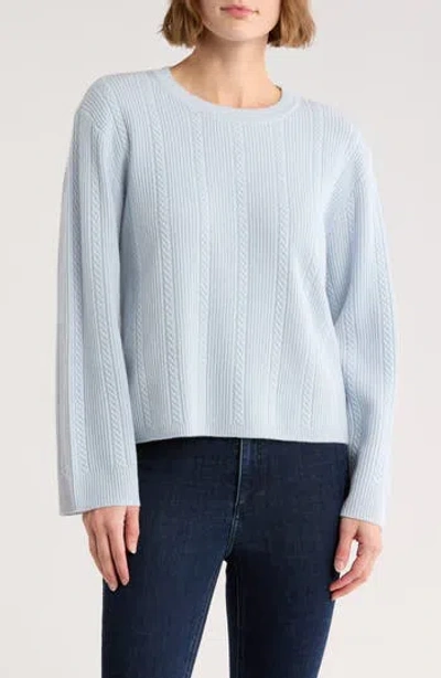 Rag & Bone Maud Cashmere Crewneck Sweater In Blue