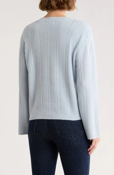 Rag & Bone Maud Cashmere Crewneck Sweater In Blue