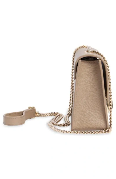 Furla Venere Convertible Leather Shoulder Bag In Neutral