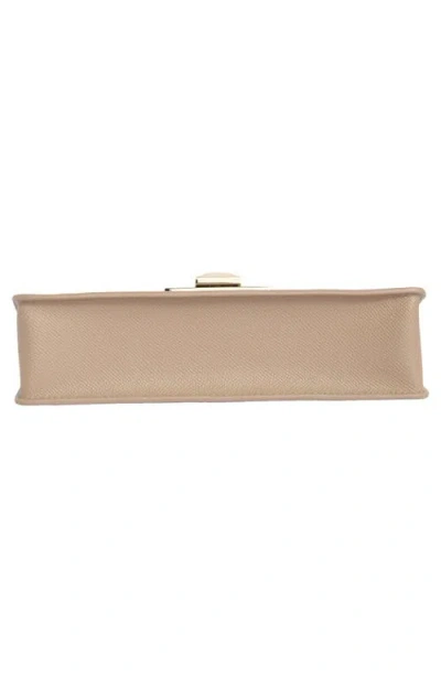 Furla Venere Convertible Leather Shoulder Bag In Neutral