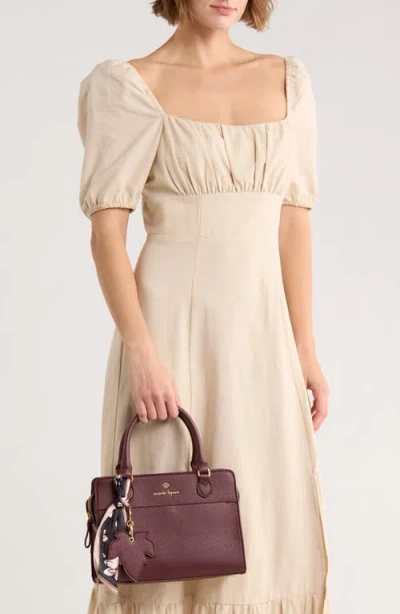 Nanette Lepore Elayza Square Satchel Bag In Burgundy