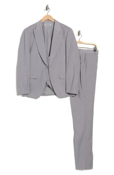 Zegarie Stretch 3-piece Suit In Gray