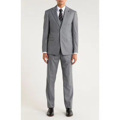 Zegarie Grey Mélange 3-piece Suit In Gray